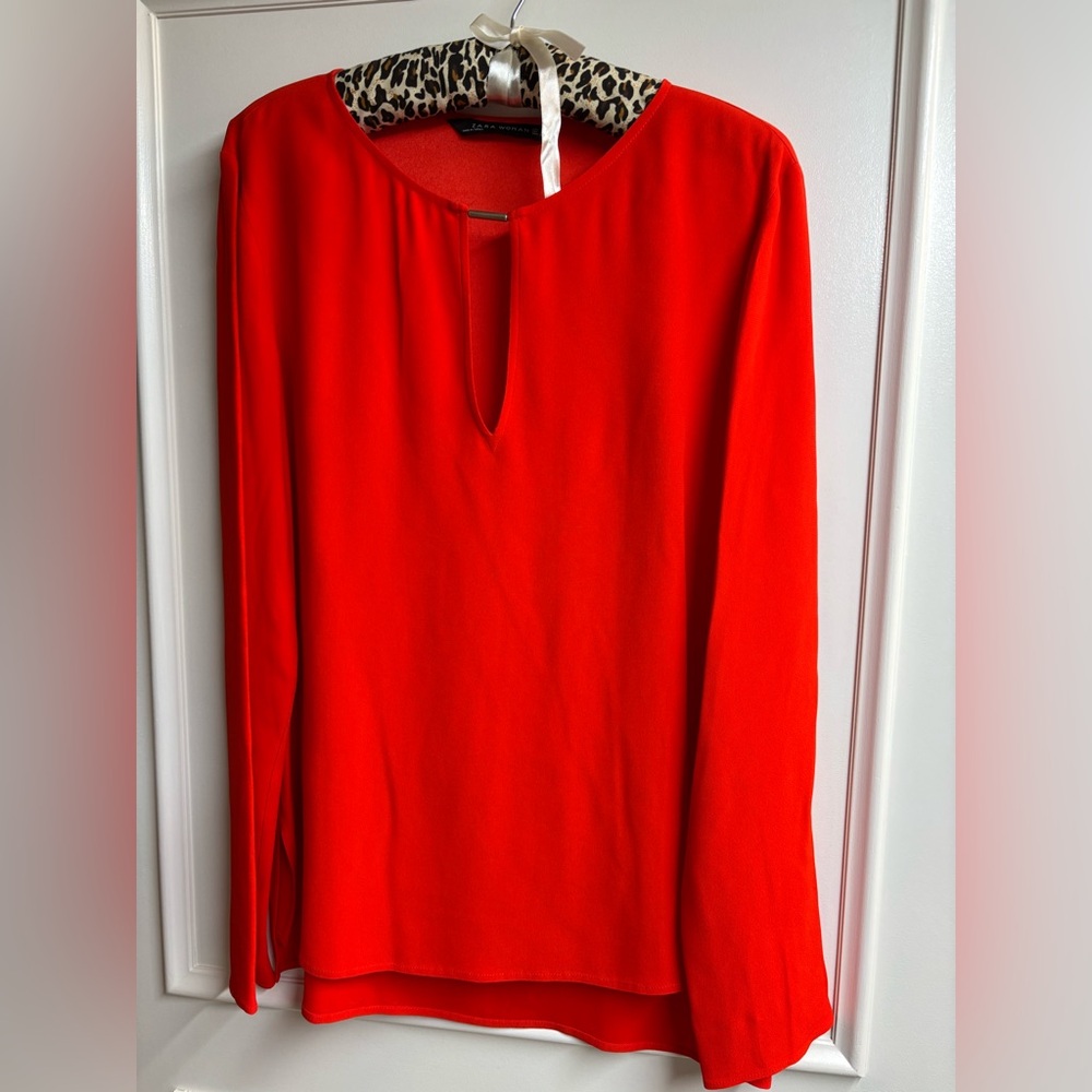 Zara Woman Red Women's Blouse